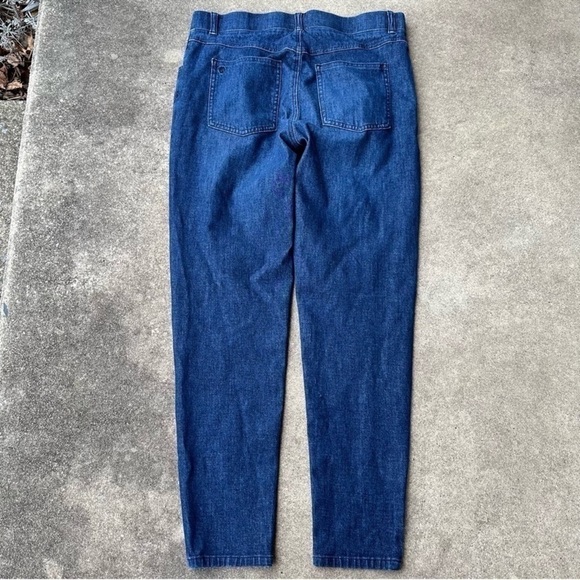 Betabrand Pull On Skinny Jeans Womens Large Blue - Picture 3 of 6